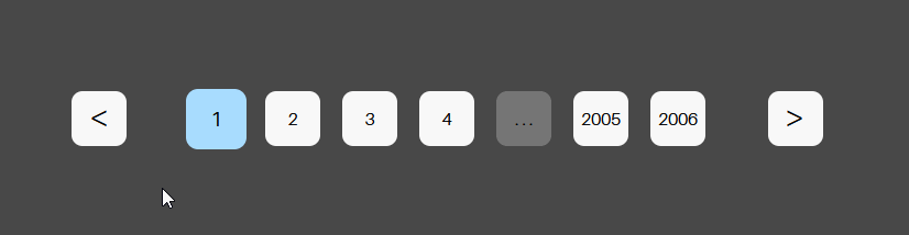 Example of pagination.